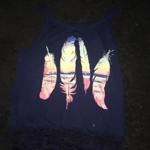 FRAYED TANK TOP/ CROP TOP